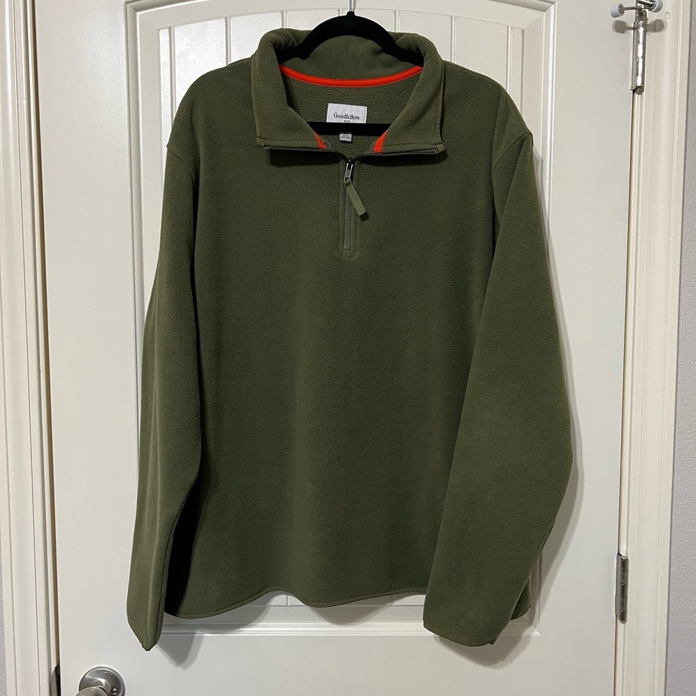 Green Goodfellow fleece pullover. Mens XL